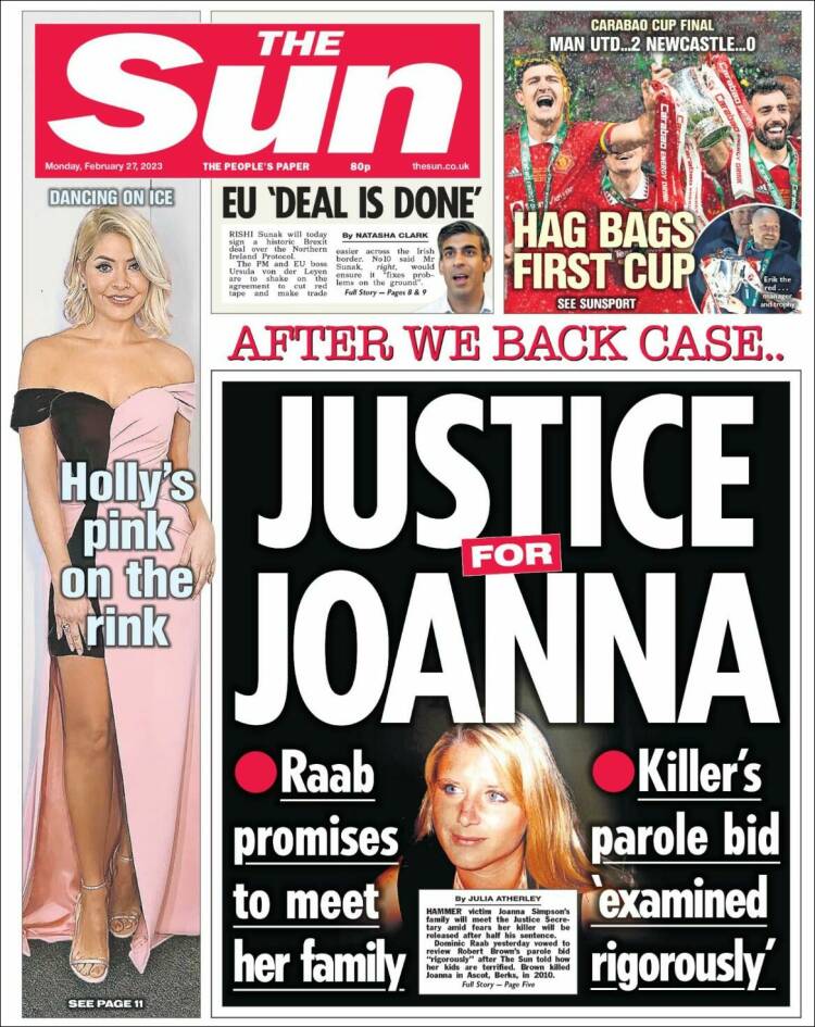 Portada de The Sun (Reino Unido)