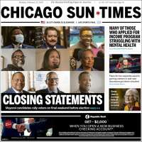 Portada de Chicago Sun-Times (USA)