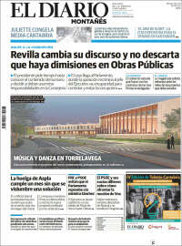 Portada de El Diario Montañés (España)