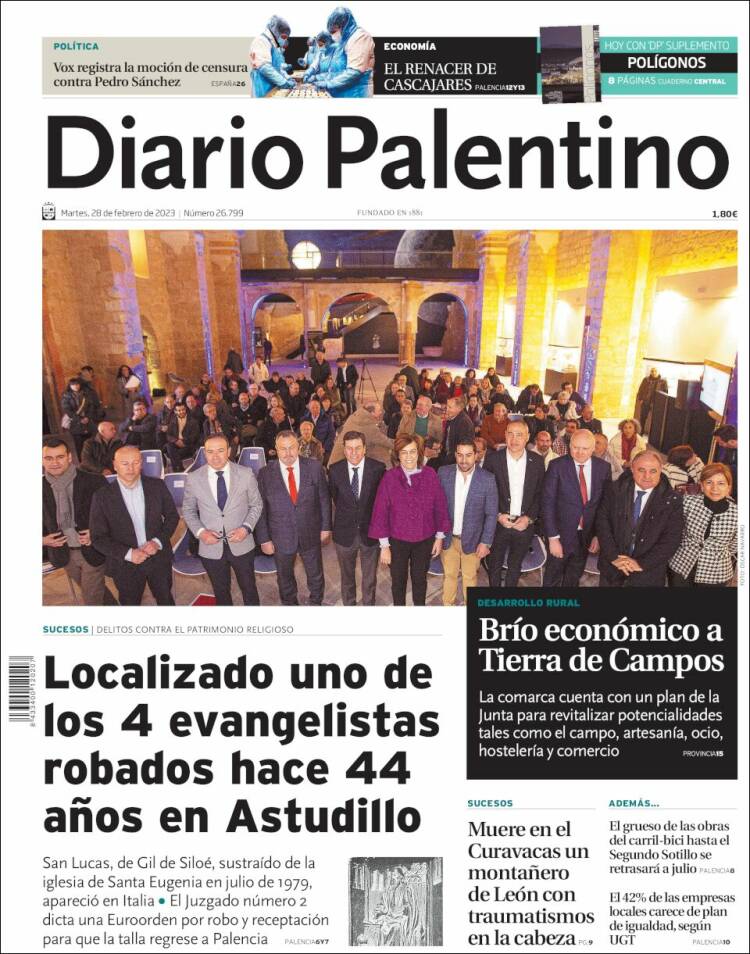 Portada de Diario Palentino (España)