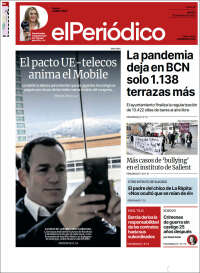 Portada de El Periódico (España)