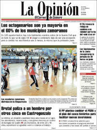 Portada de La Opinión - El Correo de Zamora (España)