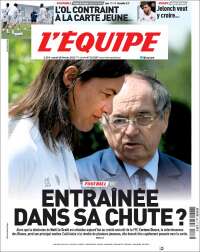 Portada de L'Equipe (Francia)