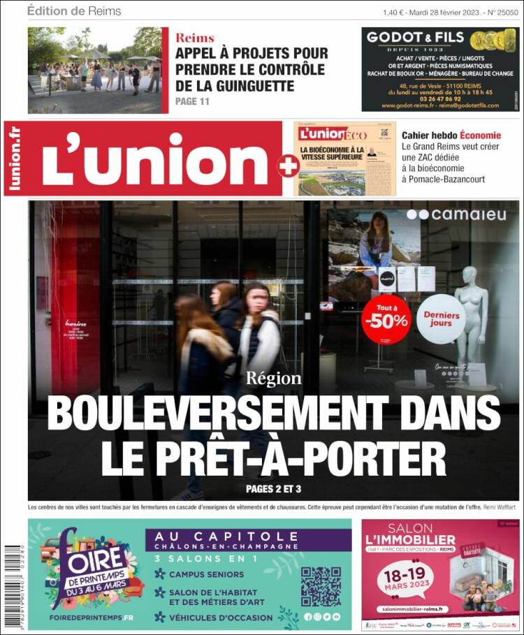 Portada de L'Union (France)