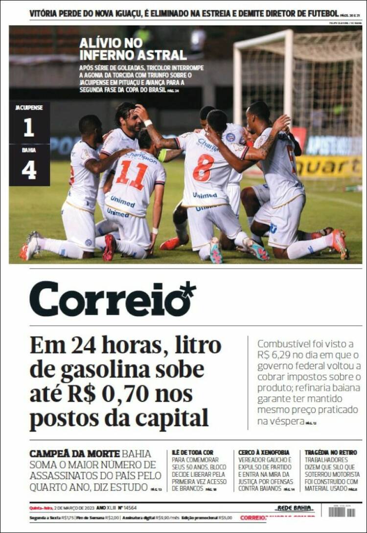 Portada de Correio* (Brasil)