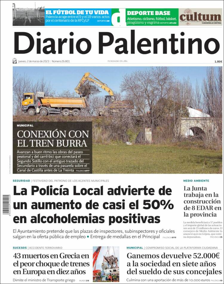 Portada de Diario Palentino (España)