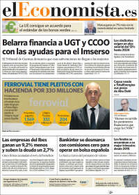 Portada de El Economista (Espa&ntilde;a)