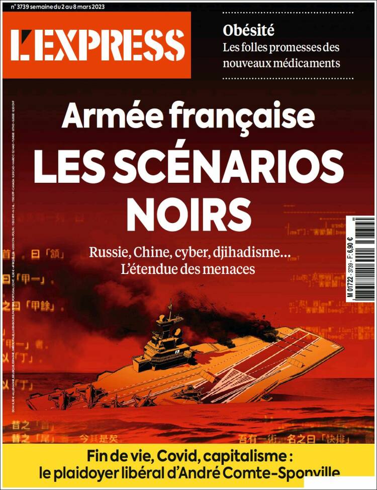Portada de L'Express (Francia)