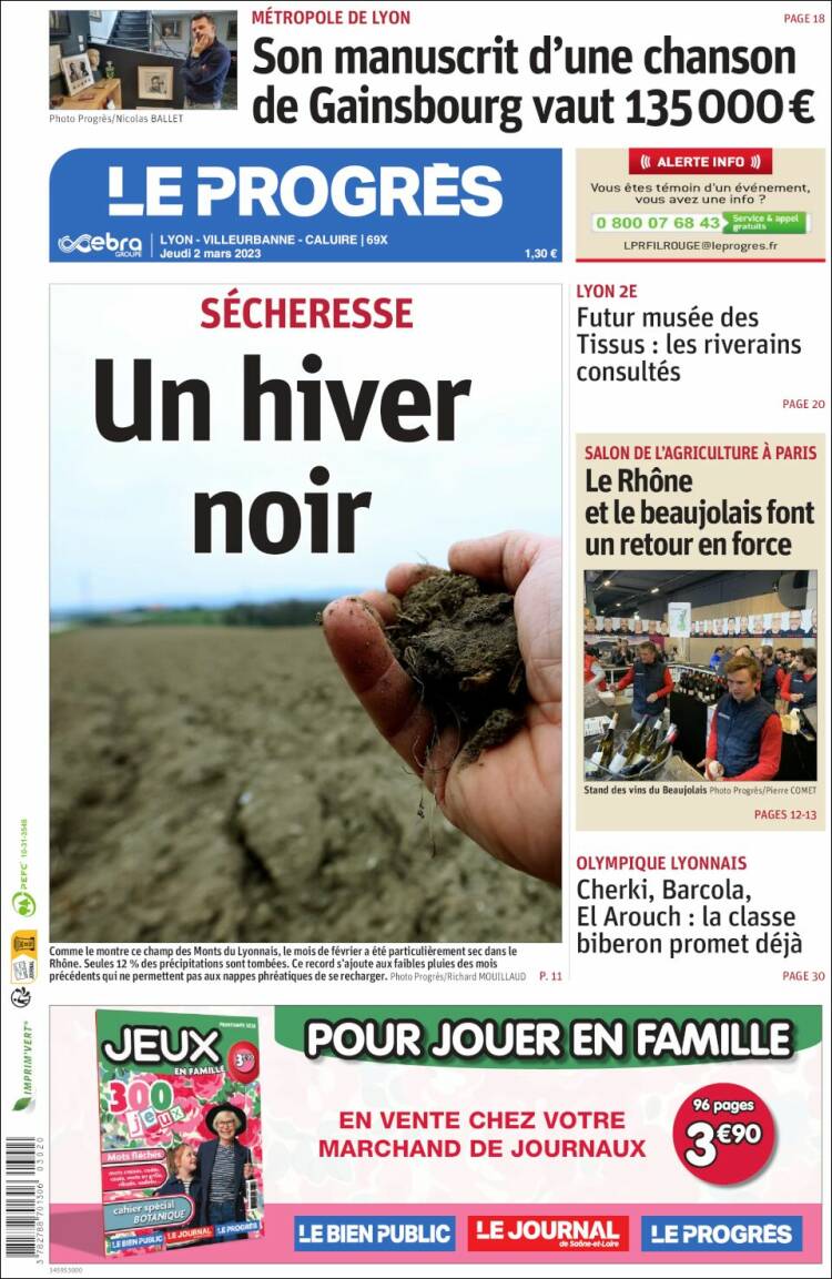 Portada de Progres de Fecamp (Francia)