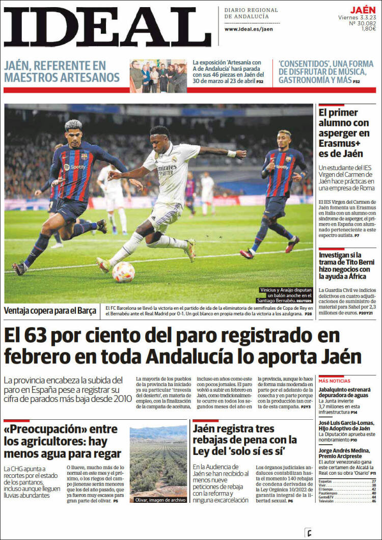 Portada de El Ideal de Jaén (España)