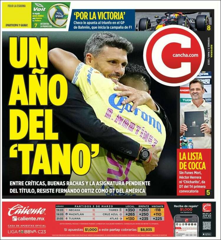 Portada de Cancha (M&eacute;xico)