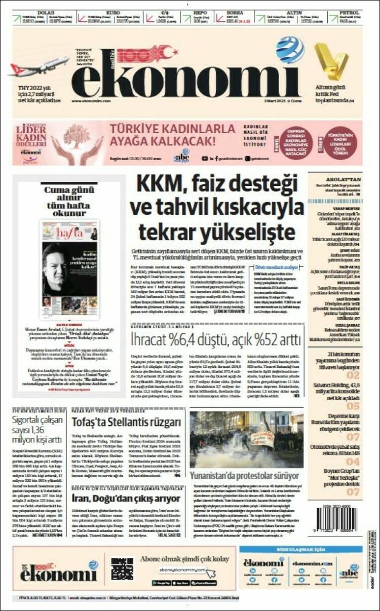 Portada de Dünya (Turqu&iacute;a)