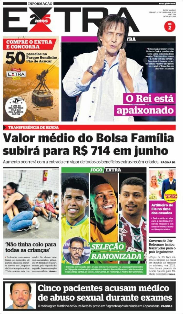 Portada de Extra (Brasil)