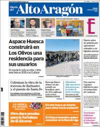 Portada de Diario del AltoAragón (España)