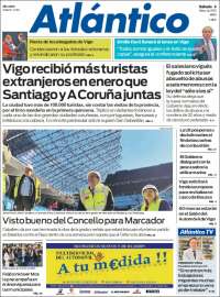 Portada de Atlántico Diario (España)