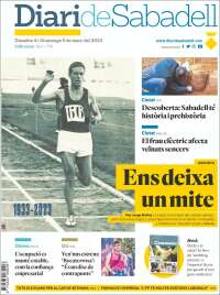 Portada de Diari de Sabadell (España)