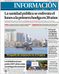 Portada de Diario Información (España)