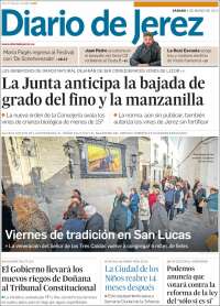 Portada de Diario de Jerez (España)