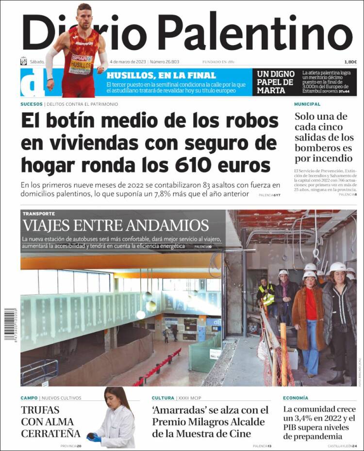 Portada de Diario Palentino (España)