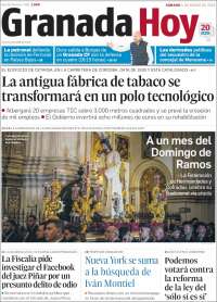 Portada de Granada Hoy (España)