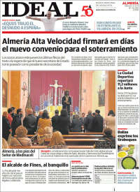 Portada de Ideal Almeria (España)