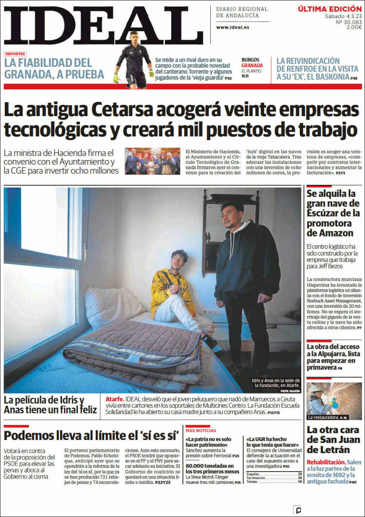 Portada de Ideal (España)