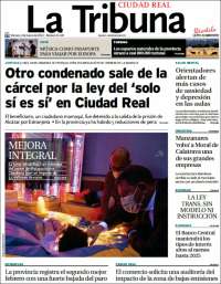 Portada de La Tribuna de Ciudad Real (España)