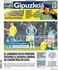 Portada de Noticias de Gipuzkoa (España)