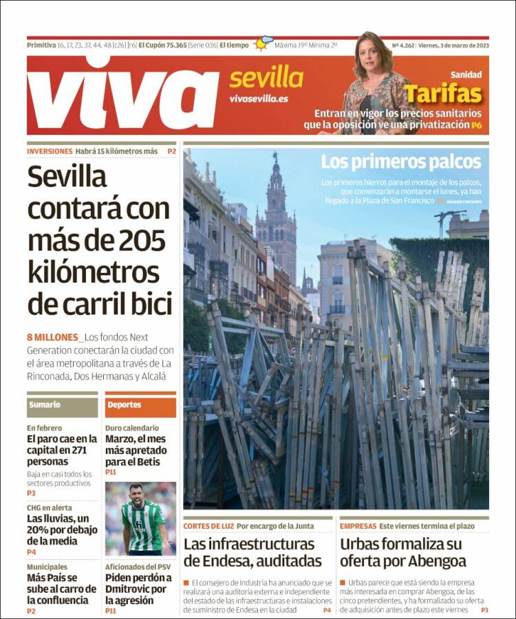 Portada de Viva Sevilla (España)