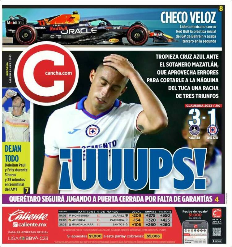 Portada de Cancha (México)