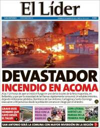 Portada de Lider de San Antonio (Chile)