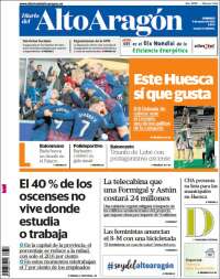 Portada de Diario del AltoAragón (España)