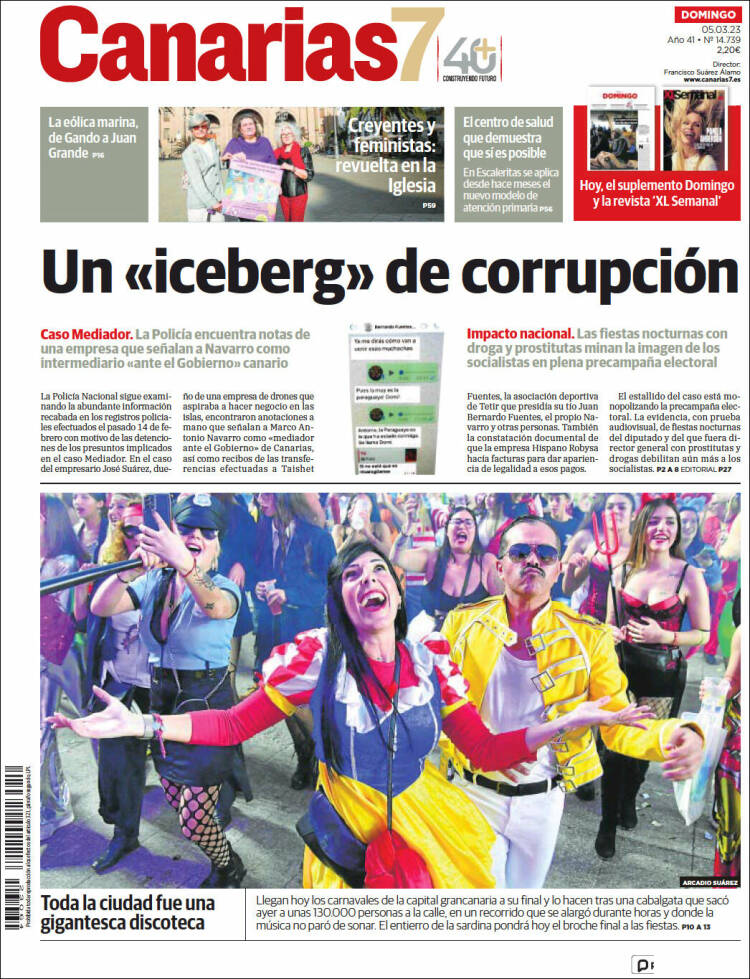 Portada de Canarias 7 (Espa&ntilde;a)