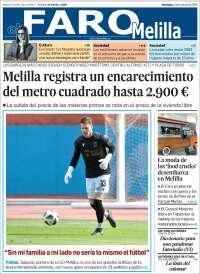 Portada de El Faro de Melilla (España)