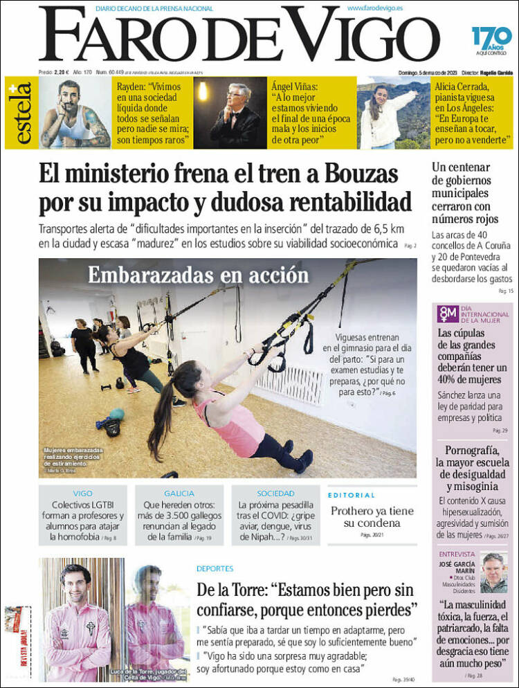 Portada de Faro de Vigo (Espa&ntilde;a)