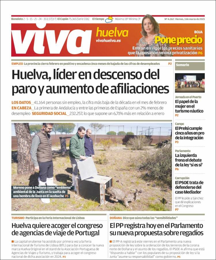 Portada de Viva Huelva (Espa&ntilde;a)