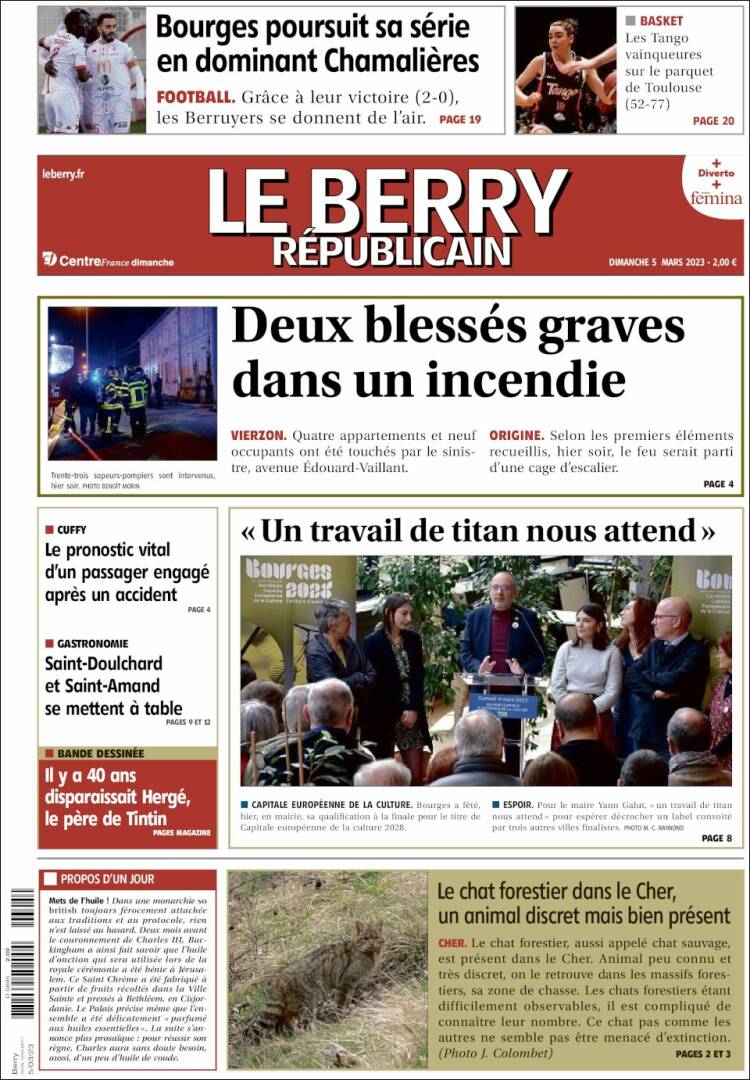 Portada de Berry Republicain (France)