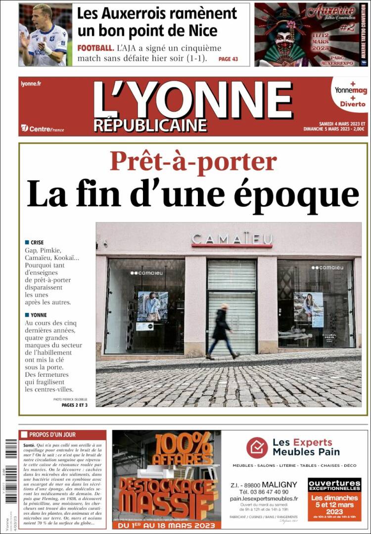 Portada de L'Yonne-Républicaine (France)