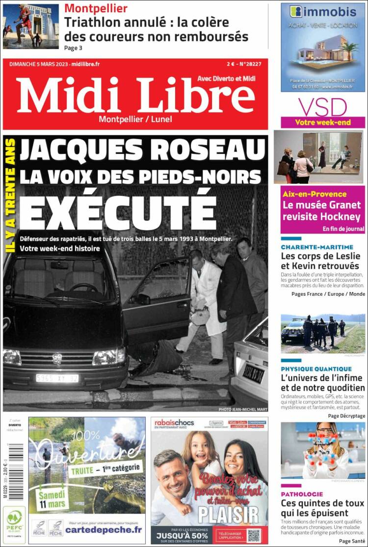 Portada de Midi Libre (France)