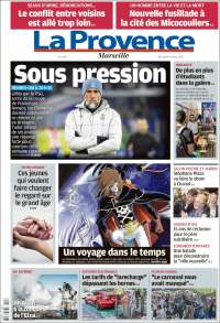 Portada de La Provence (Francia)