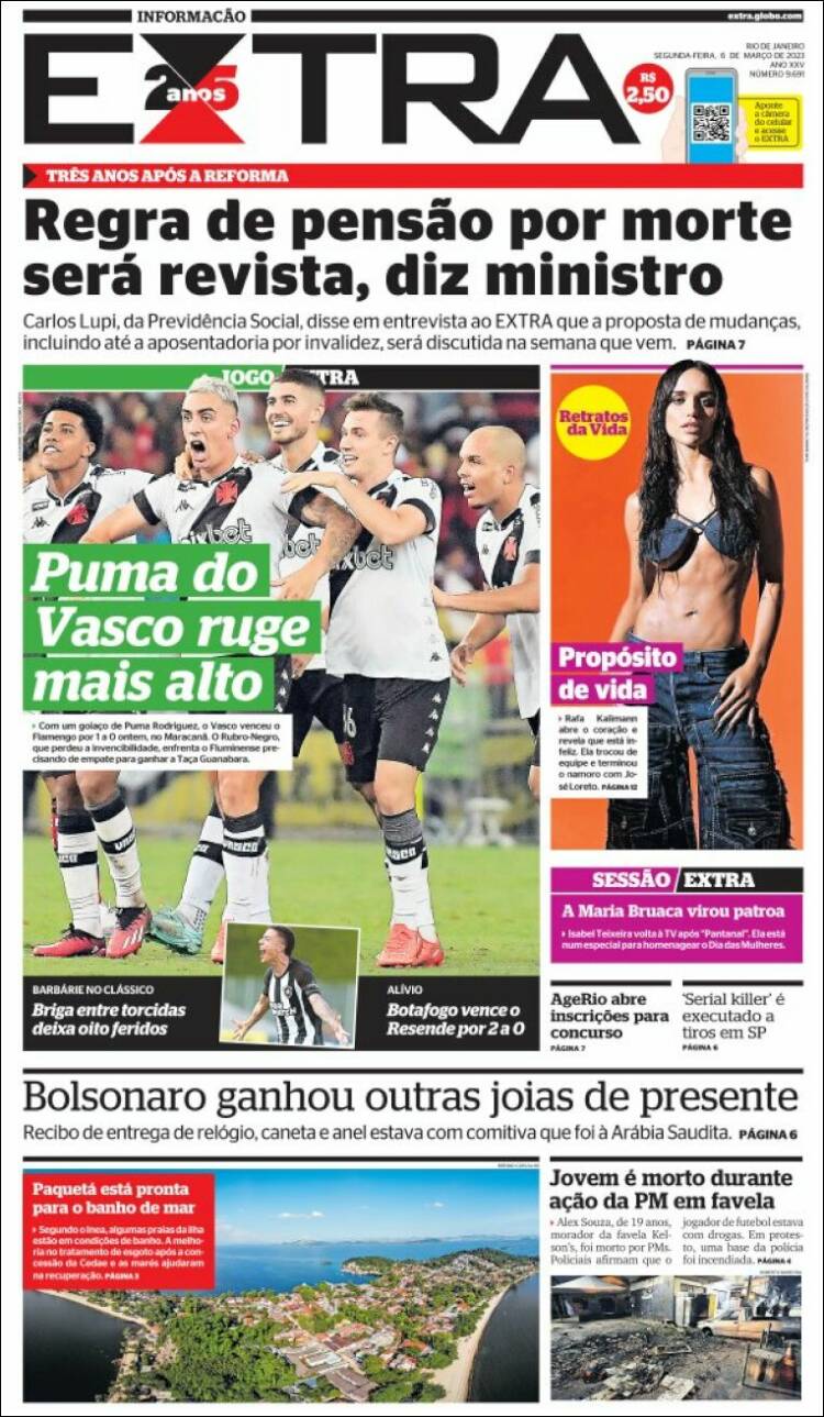 Portada de Extra (Brasil)