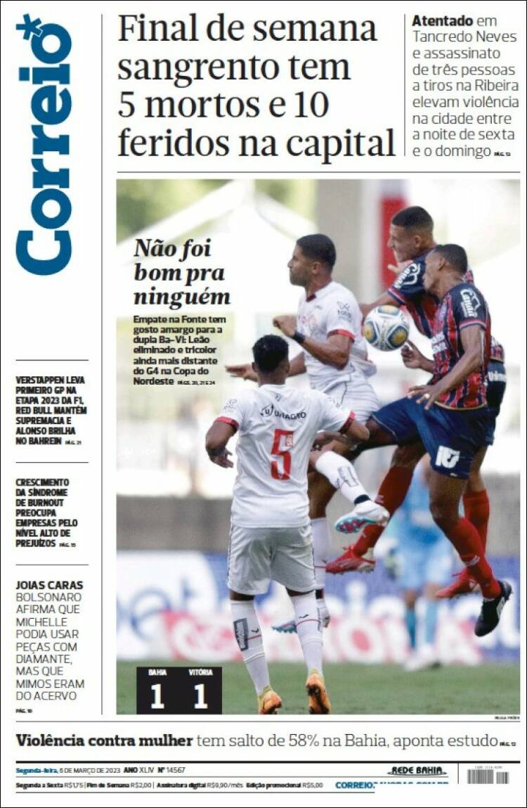 Portada de Correio* (Brasil)