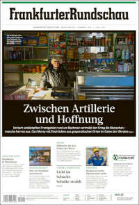 Portada de Frankfurter Rundschau (Alemania)
