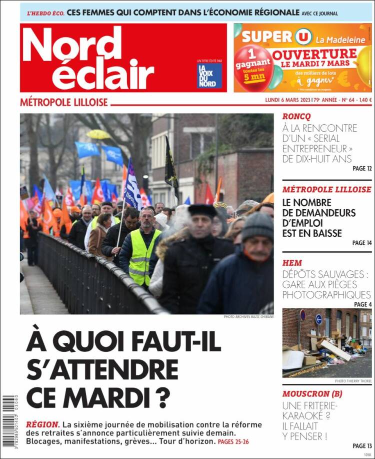 Portada de Nord Éclair (Francia)