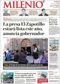 Portada de Milenio - Jalisco (Mexico)