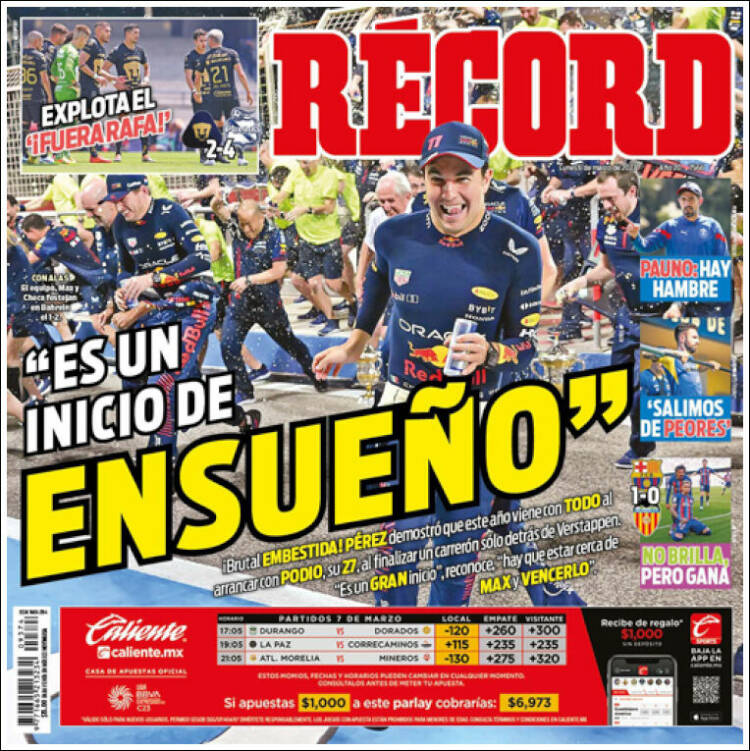 Portada de Record (Mexico)