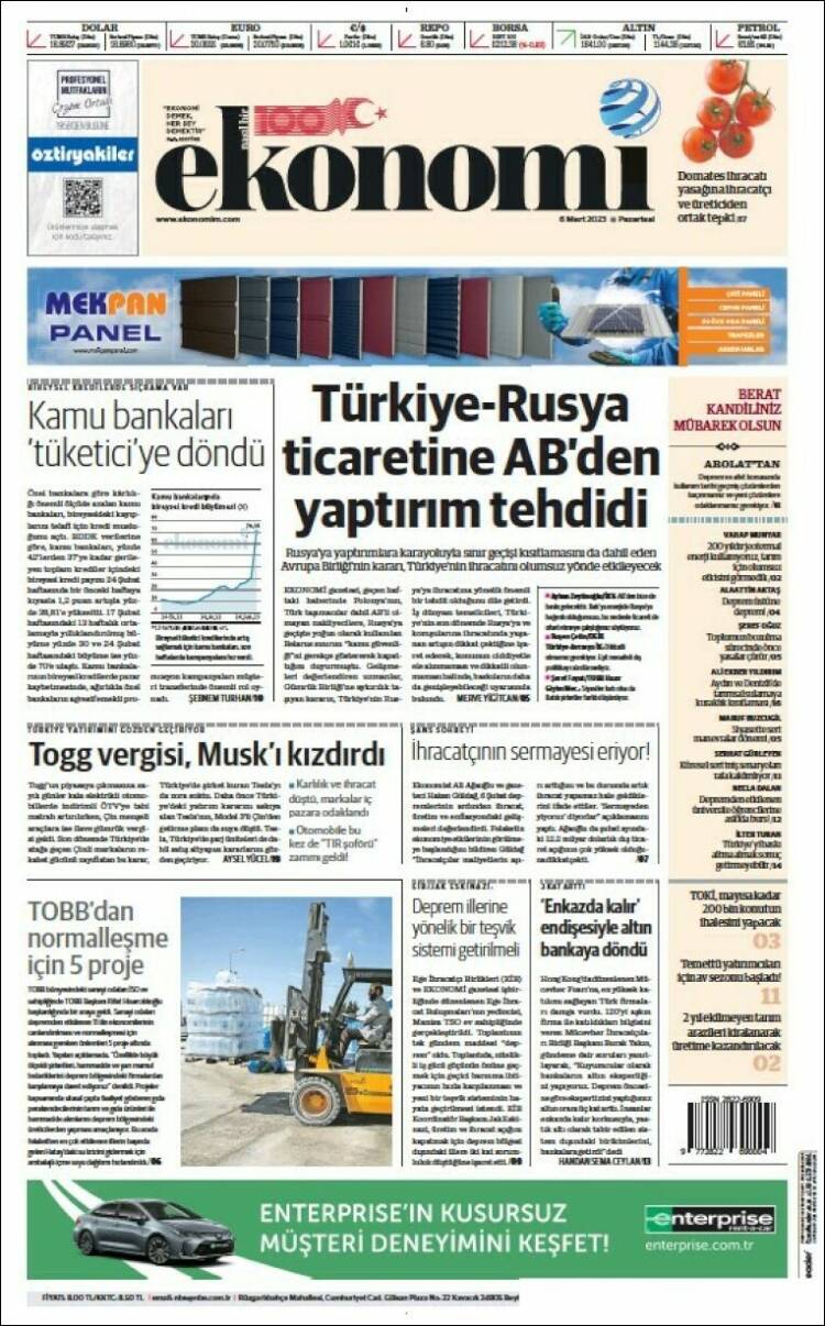 Portada de Dünya (Turqu&iacute;a)