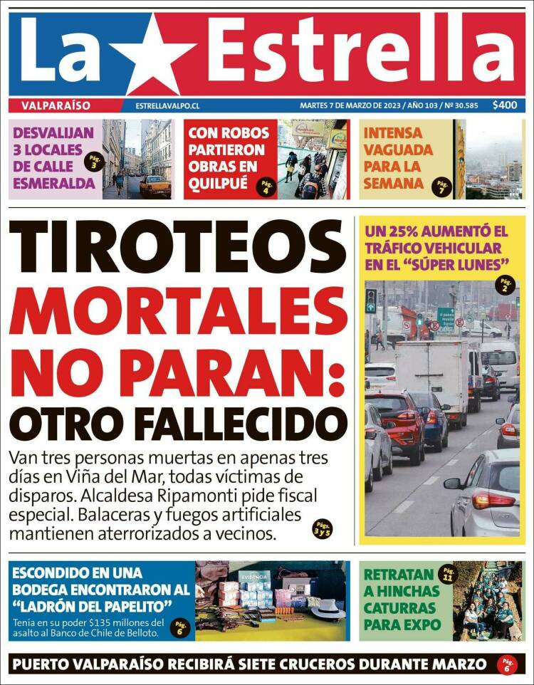 Portada de Estrella de Valparaiso (Chile)