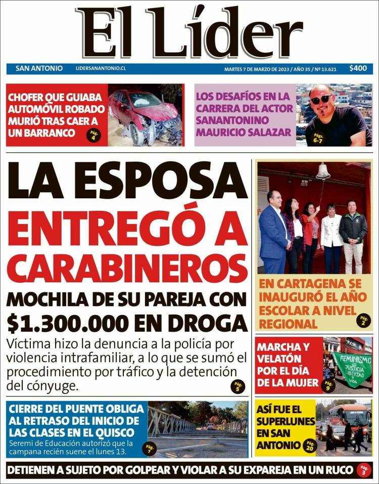 Portada de Lider de San Antonio (Chile)