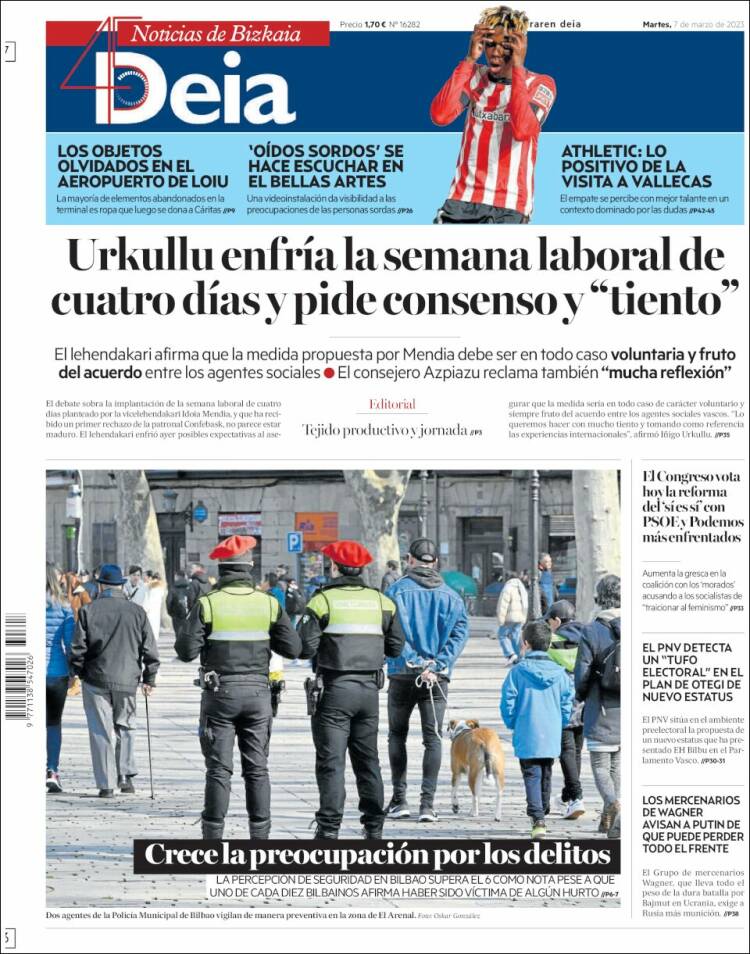 Portada de Deia (España)